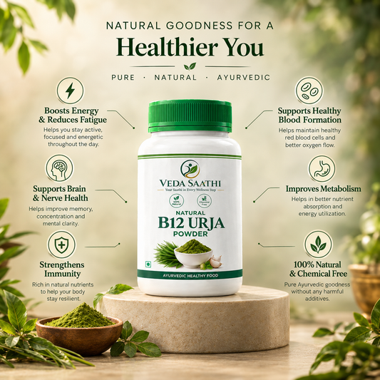 B12 Urja Powder – 100 g Trial Pack | Plant-Based Vitamin B12 | VEDA SAATHI