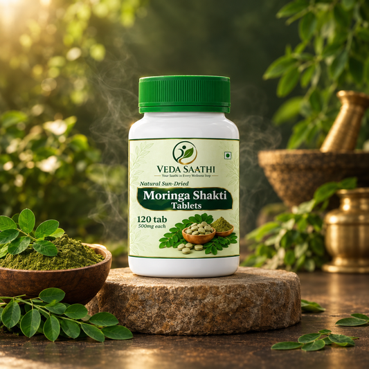 Moringa Shakti Tablets | Moringa Leaf Supplement | VEDA SAATHI